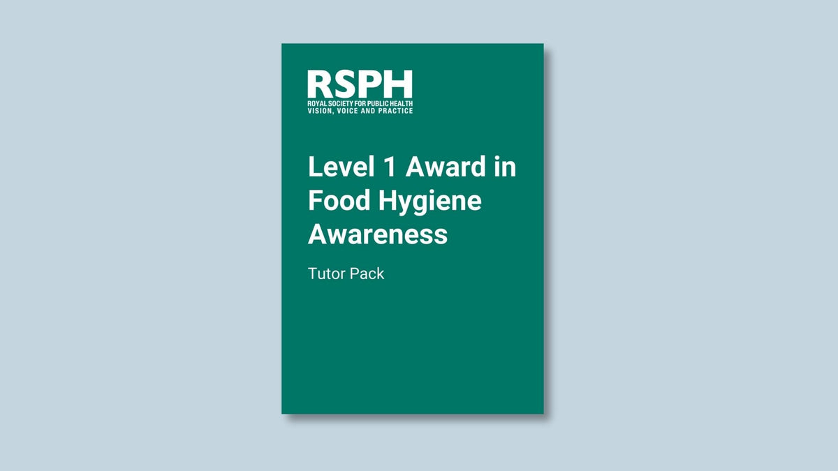 Level 1 Award in Food Hygiene Awareness Tutor Pack